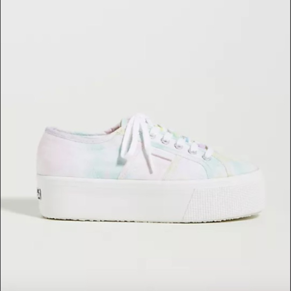 Superga 2790 Tie-Dye Platform Sneakers Size US8 EU 39 NEW